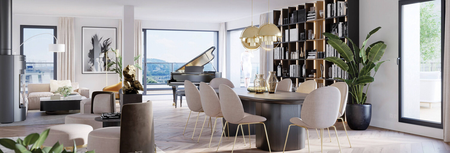 Appartement neuf T3, T4 Pièce 60 à 75 m² à vendre à Rouen (76000)