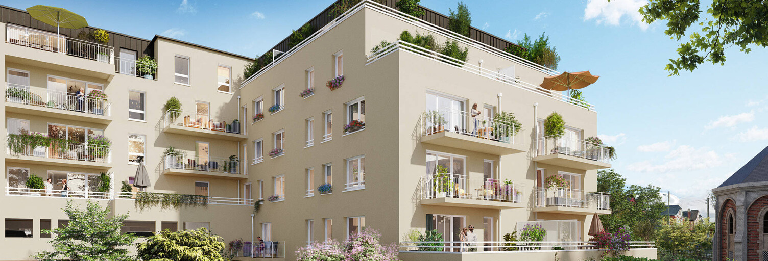 Appartement neuf T1, T3, T4, T5 Pièce 25 à 90 m² à vendre à Rouen (76000)