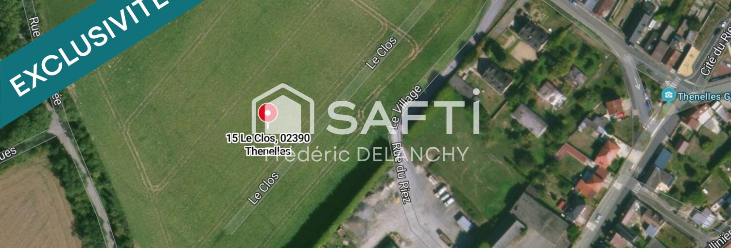 Terrain  800 m² à vendre à Thenelles (02390)