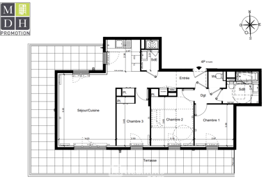 Appartement 4 pièces 690000 €