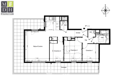 Appartement - 82m² - Saint-Maur-des-Fossés — photo du bien