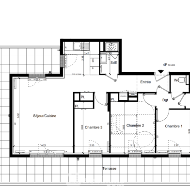 Appartement 4 pièces 690000 €