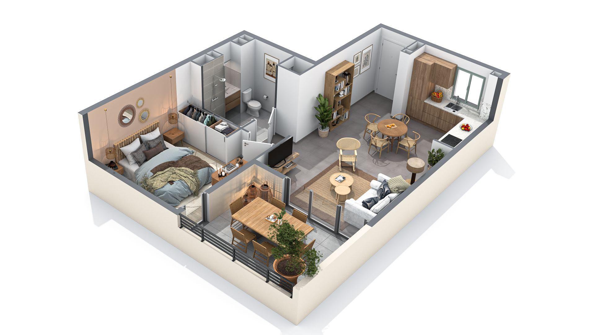 Vente Appartement 2 pièces - Photo 2