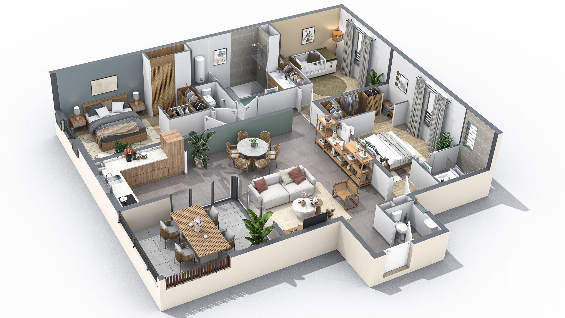 Vente Appartement 4 pièces - Photo 2