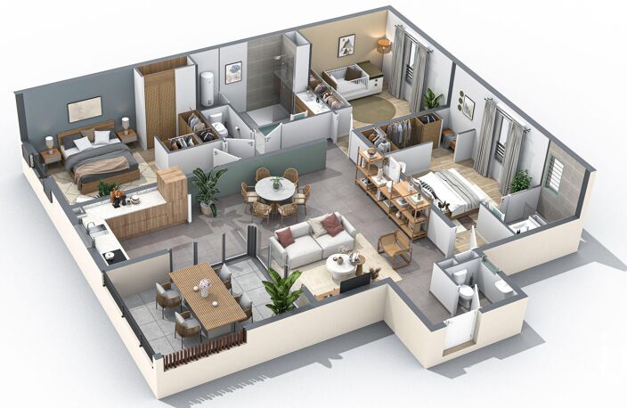 Vente Appartement 4 pièces — photo 2