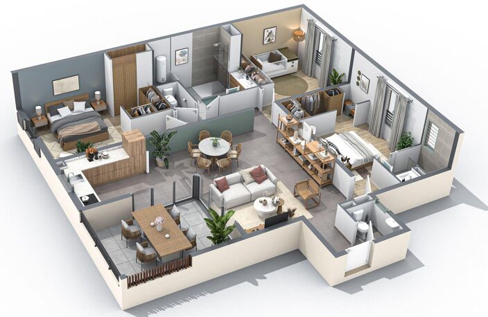 Vente Appartement 4 pièces — photo 2