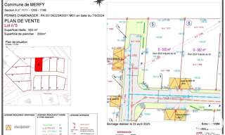 Terrain  549 m² à vendre à Merfy (51220)