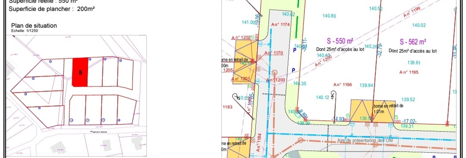 Terrain  549 m² à vendre à Merfy (51220)