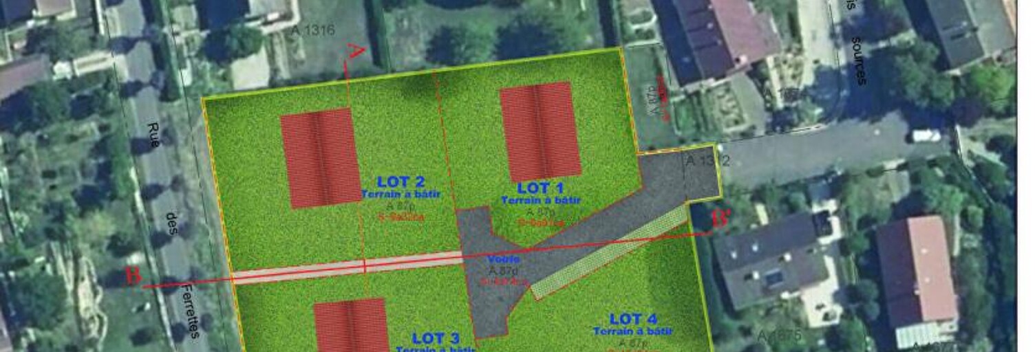 Terrain  932 m² à vendre à Mâlain (21410)