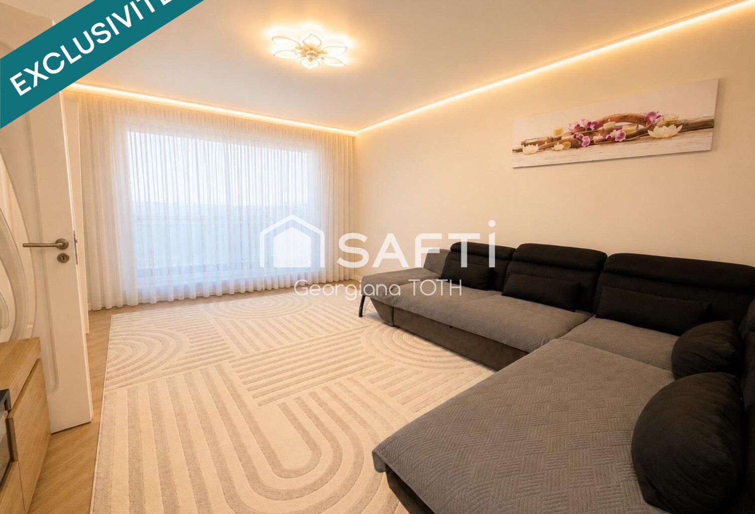 Appartement F3 lumineux avec balcon + parking — photo 1