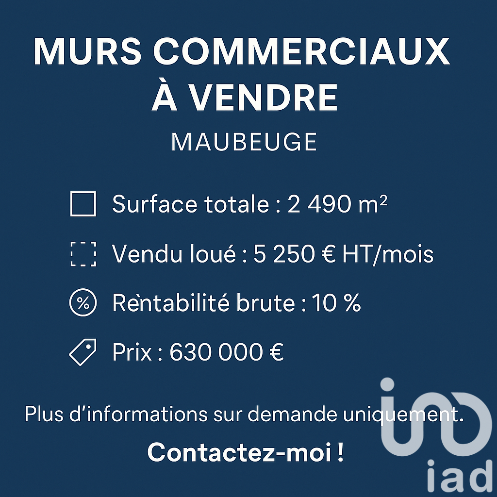 Maison à vendre, 2490 m², Maubeuge