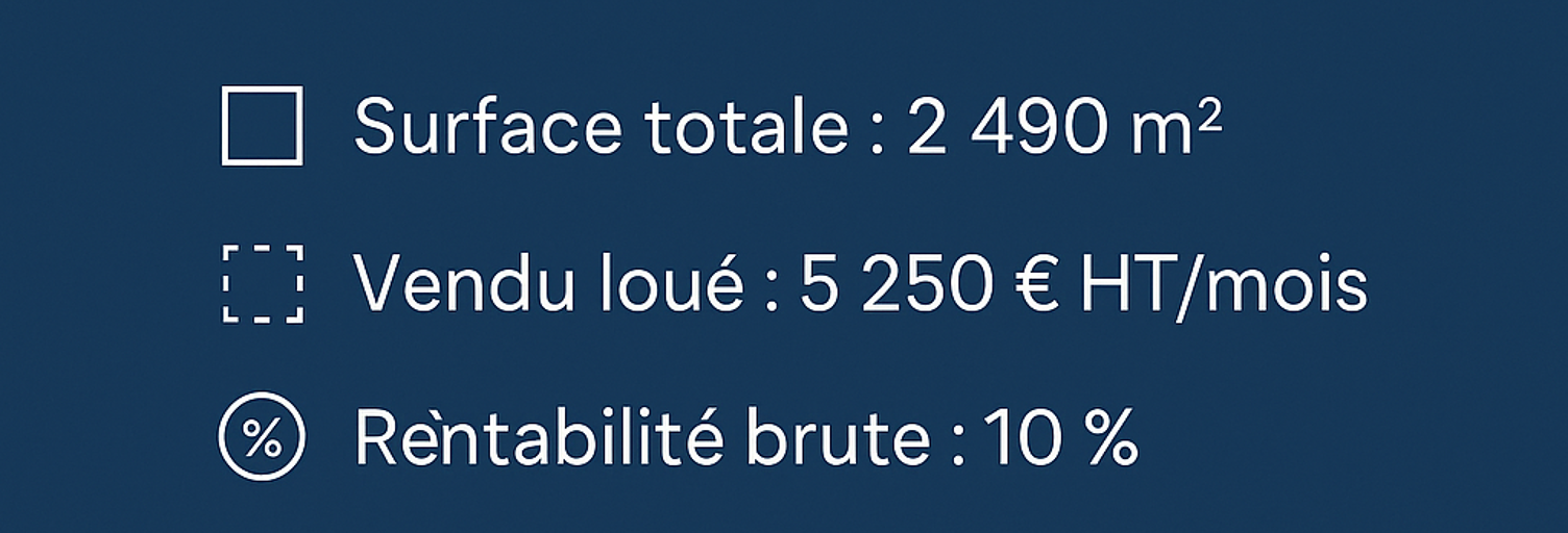 Immeuble  2490 m² à vendre à Maubeuge (59600)