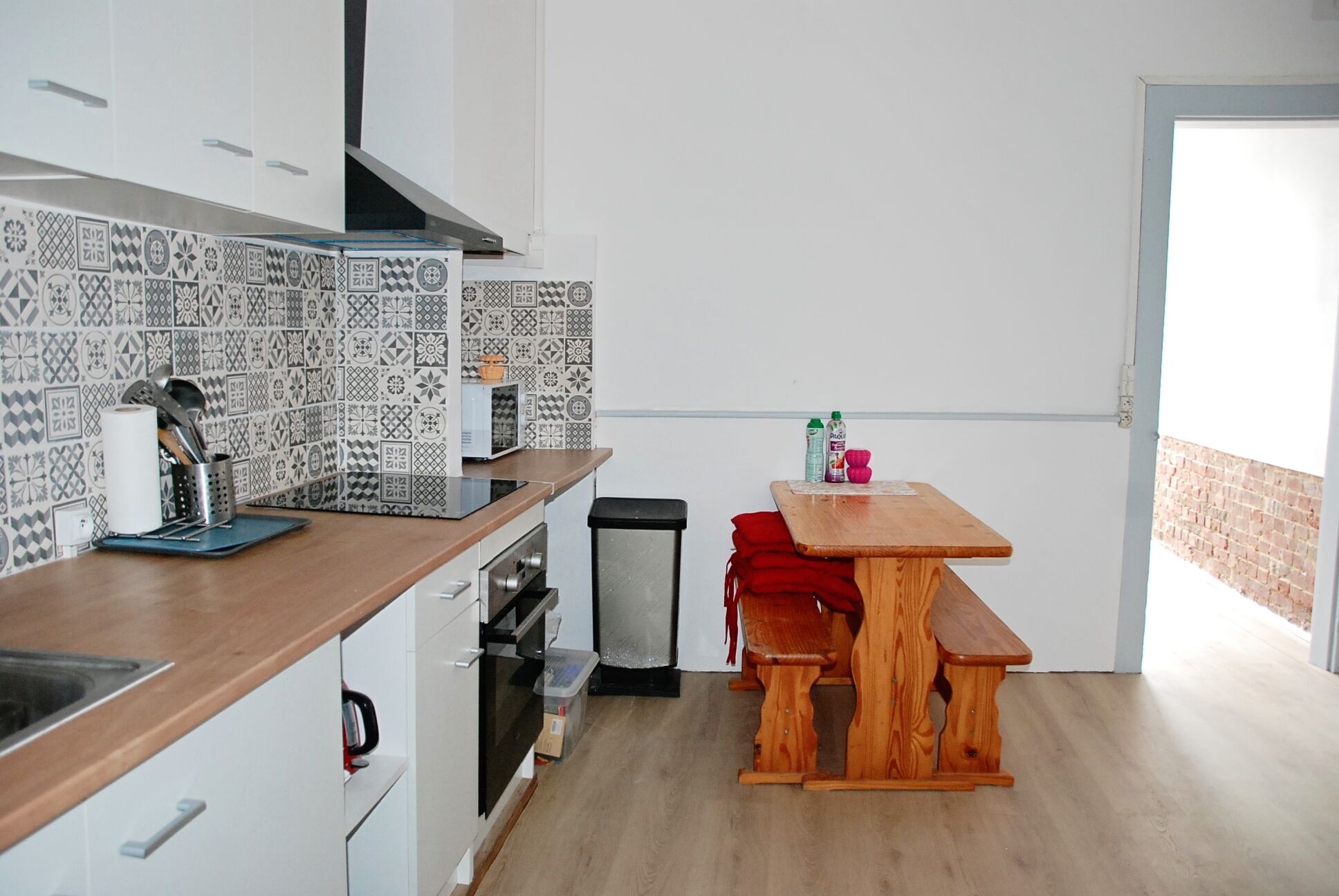 A Fécamp maison de ville en briques et silex proche commodités
