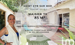 Maison 5 Pièces 85 m² à vendre à Saint-Cyr-sur-Mer (83270)