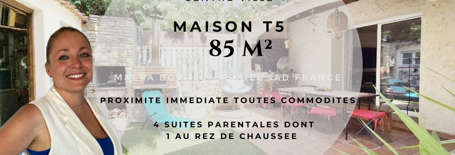 Maison 5 Pièces 85 m² à vendre à Saint-Cyr-sur-Mer (83270)