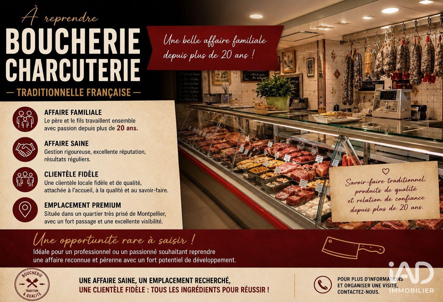 Vente Boutique/Local commercial 40 m&sup2; — photo 1