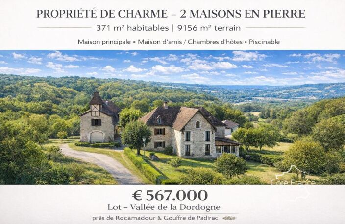 Maison T8 + Chambre d'Hôtes T5   Autour Gouffre de Padirac — photo 2