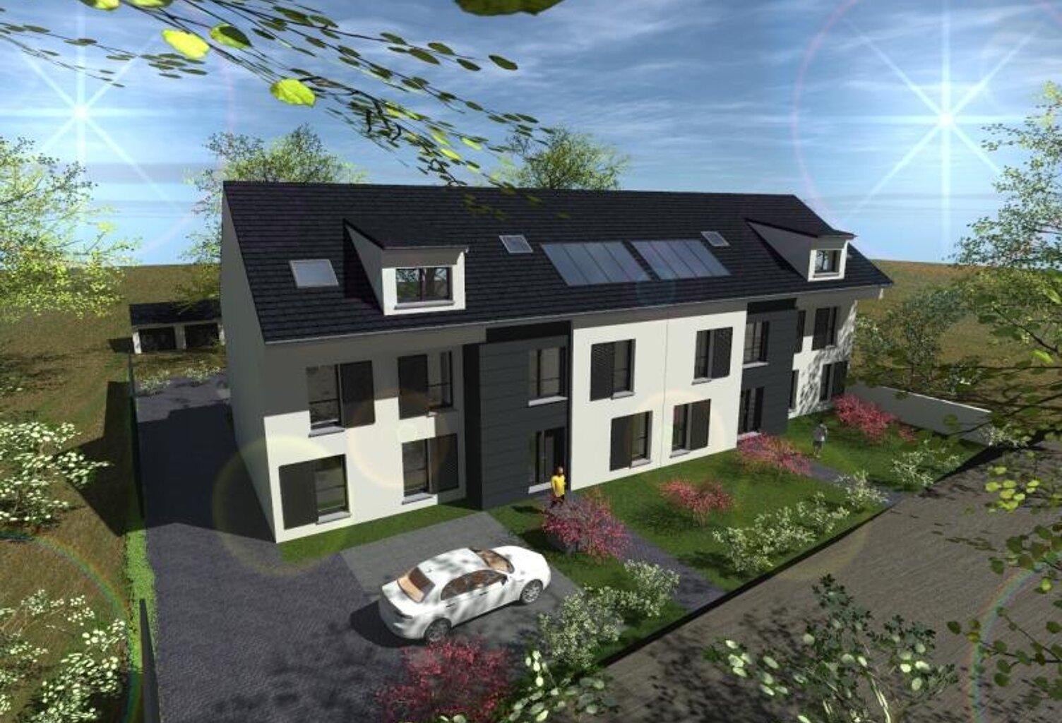 M573092 0.2 APPARTEMENT  F2  avec garage parking et terrasse à CUVRY — photo 1