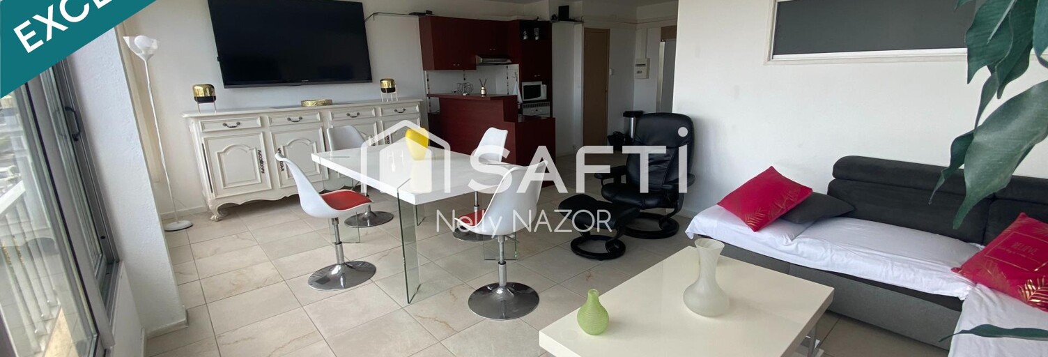 Appartement 3 Pièces 58 m² à vendre à Le Barcarès (66420)