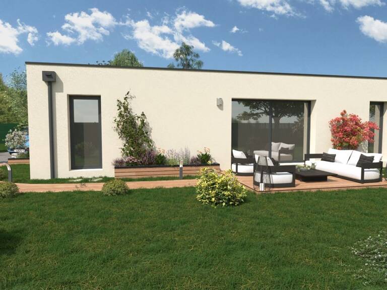 Projet de construction d'une maison 88 m² avec terrain à CHAMPIGNY EN ROCHEREAU (86) — photo 1