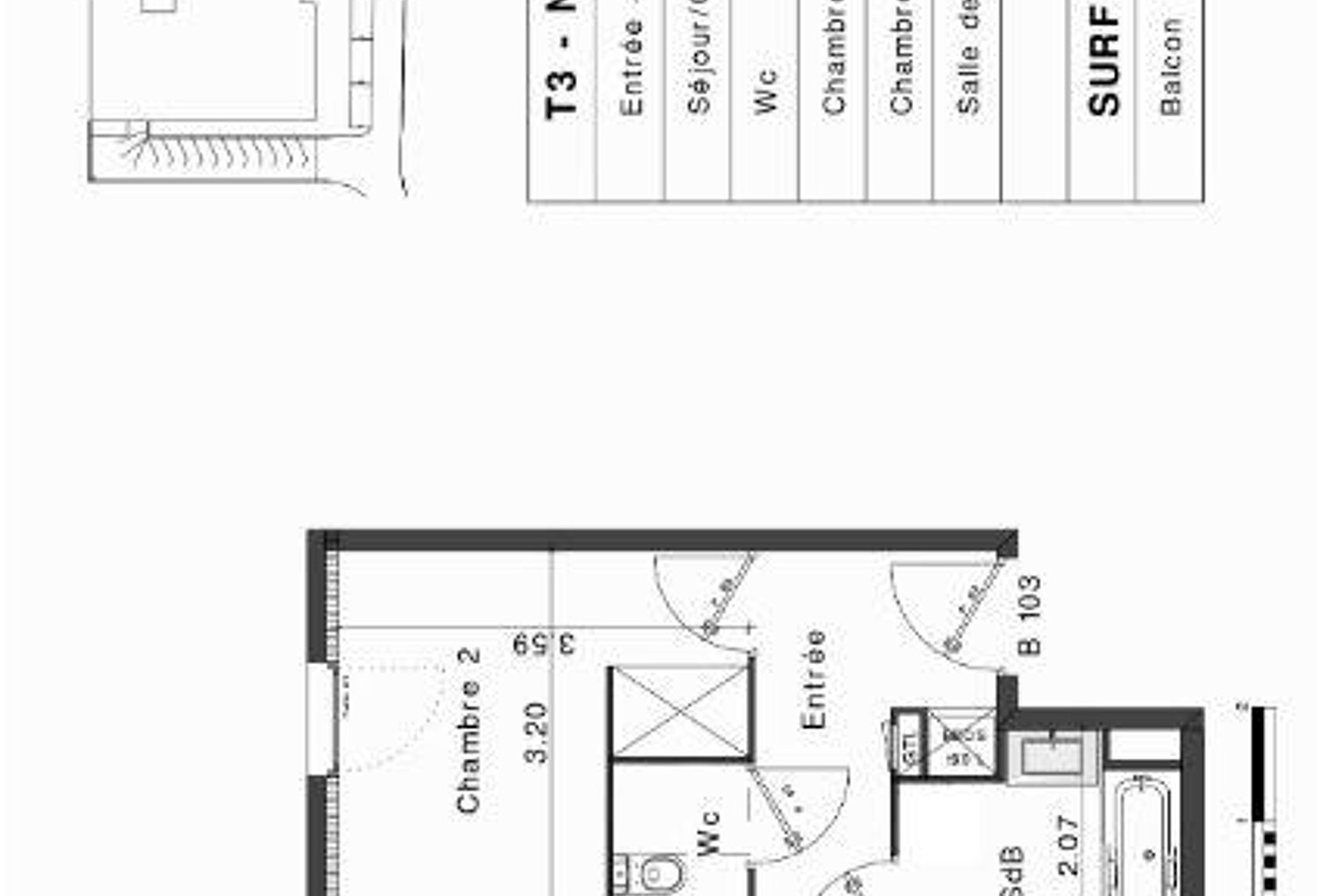 Vente Appartement 3 pièces — photo 1