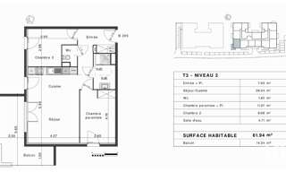 Appartement 3 Pièces 62 m² à vendre à Fréjus (83600)