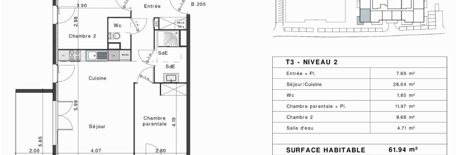 Appartement 3 Pièces 62 m² à vendre à Fréjus (83600)