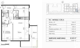 Appartement 3 Pièces 62 m² à vendre à Fréjus (83600)