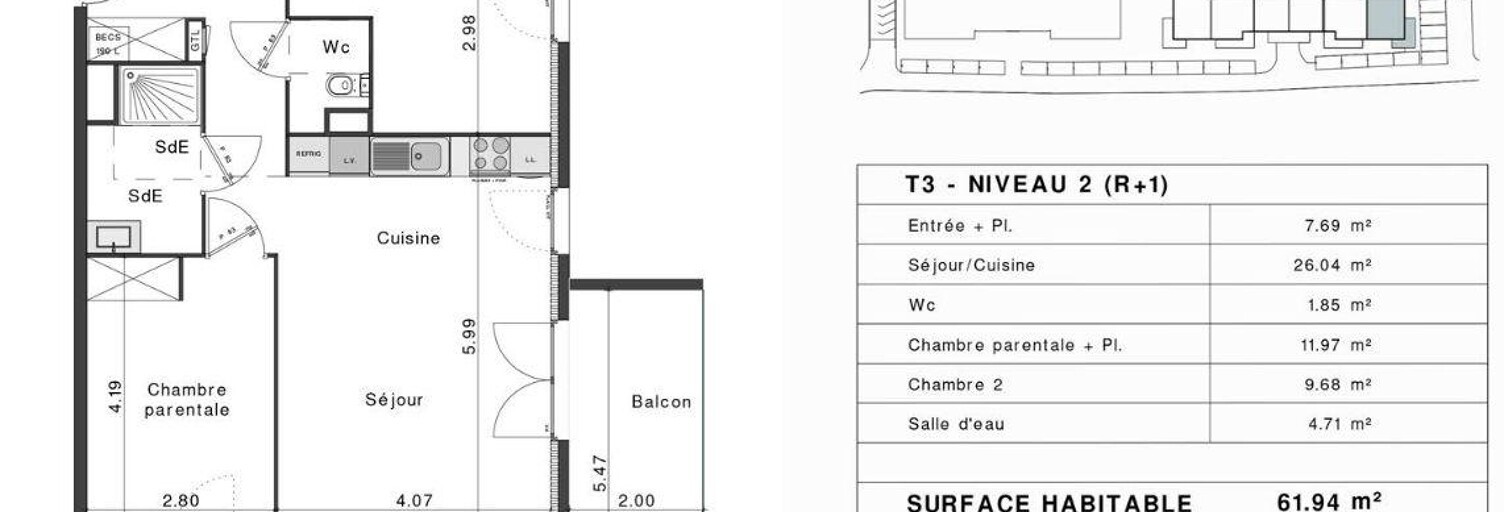 Appartement 3 Pièces 62 m² à vendre à Fréjus (83600)