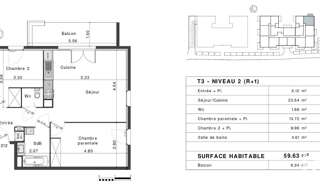 Appartement 3 Pièces 60 m² à vendre à Fréjus (83600)
