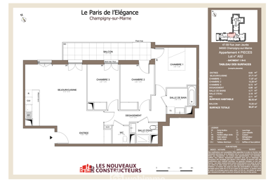 Appartement 4 pièces 603400 €