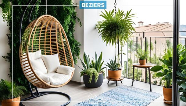 Appartement 3 pièces  à vendre Béziers 34500