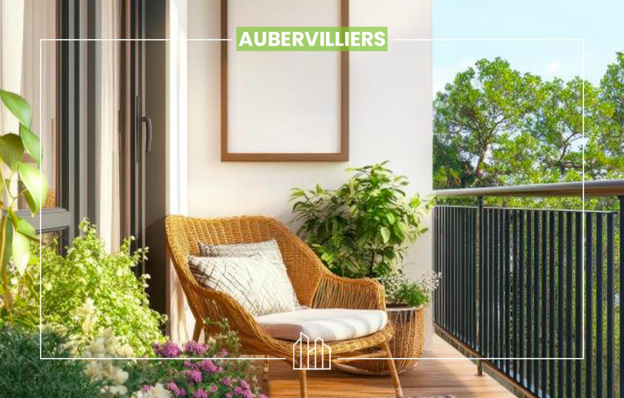 Appartement neuf 2 pièces 43 m² Aubervilliers 93300