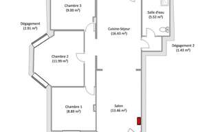 Appartement 4 Pièces 70 m² à vendre à Fort-Mahon-Plage (80120)