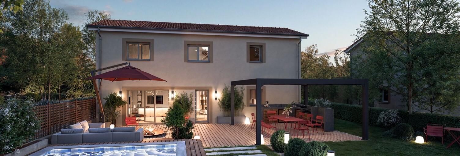 Maison neuf T4, T5 Pièce 119 à 152 m² à vendre à Genas (69740)