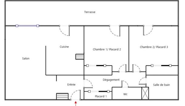 Appartement 3 pièces  à vendre Marseille 14eme 13014