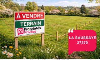 Terrain  1589 m² à vendre à La Saussaye (27370)