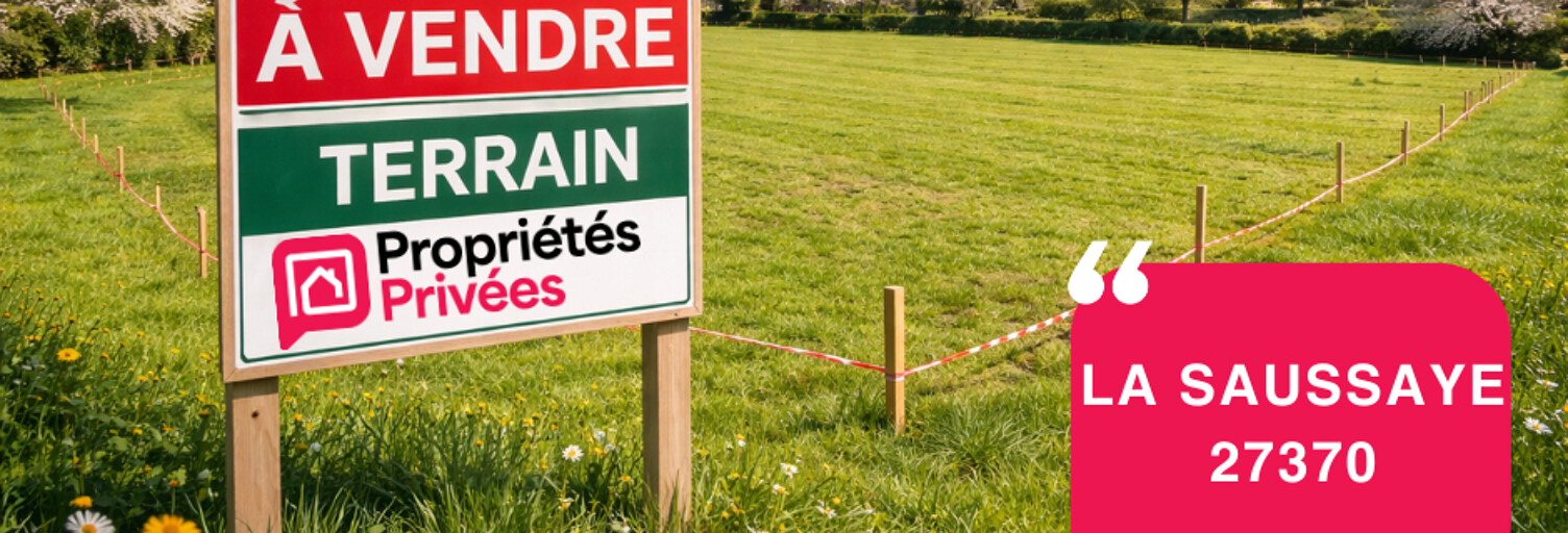 Terrain  1589 m² à vendre à La Saussaye (27370)