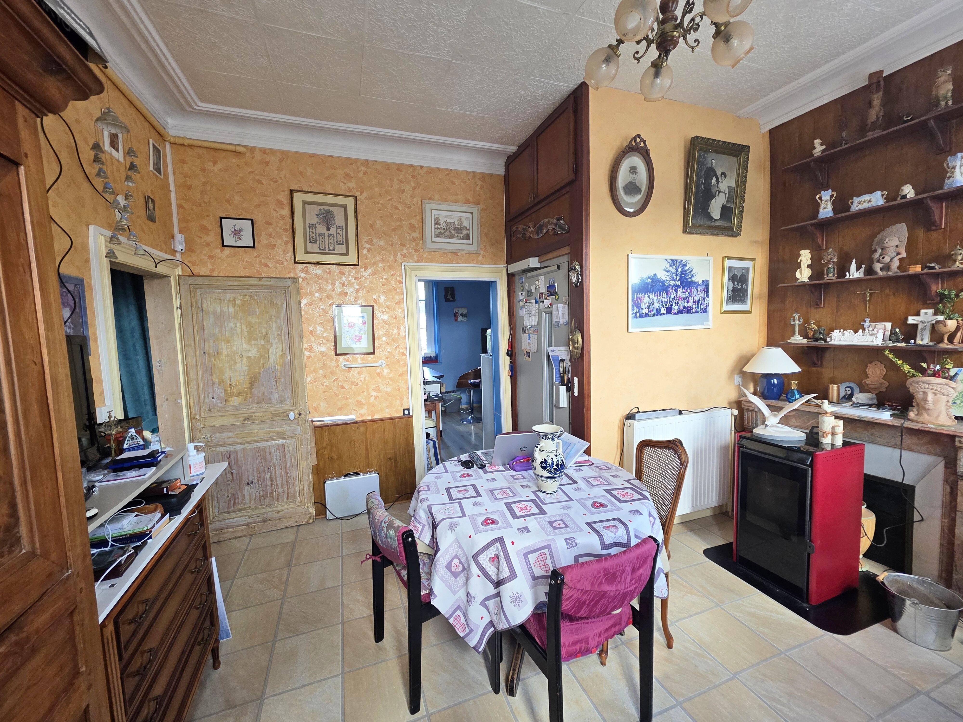 Très proche Fécamp maison briques et silex avec 4 chambres à vendre