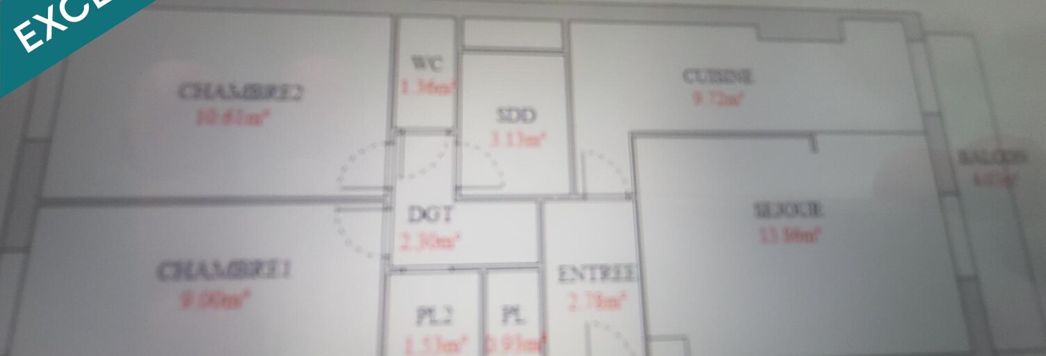 Appartement 3 Pièces 55 m² à vendre à Marseille 2 (13002)