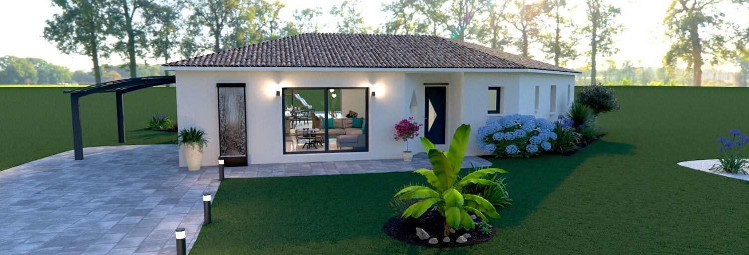 Maison 135 m² à construire Saint-Hilaire-de-la-Noaille (33190)