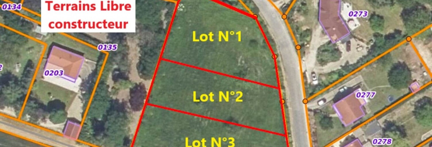 Terrain  1234 m² à vendre à Chilleurs-aux-Bois (45170)