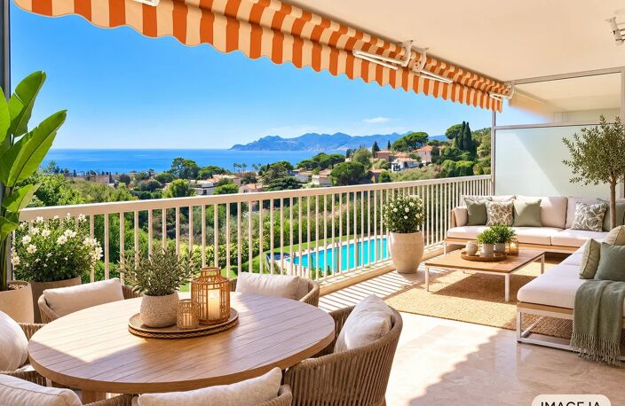 Cannes  Beau 3 pièces vue mer panoramique — photo 5