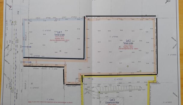 Terrain  à vendre Freneuse 78840