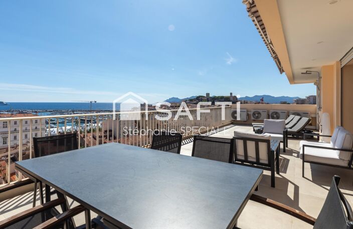 Cannes - Quartier embématique de la Banane - Vue mer panoramique — photo 2
