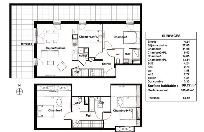 T5 - 99m ² — photo 2