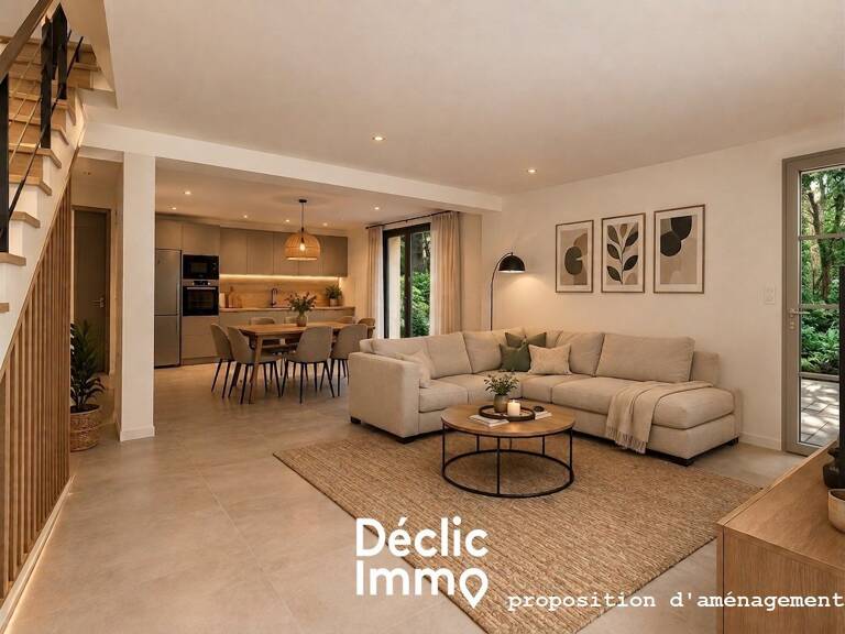 APPARTEMENT DUPLEX - 4 PIECES- JARDIN - UNE PLACES DE PARKING - MOUANS SARTOUX — photo 1
