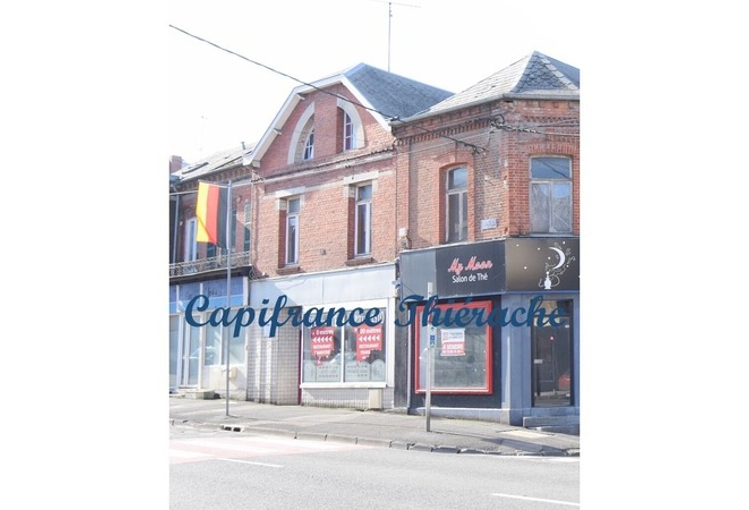 Dpt Aisne (02),sur Hirson, à vendre immeuble mixte d'une surface totale de 141.07m² sur une parcelle de 130m² — photo 1