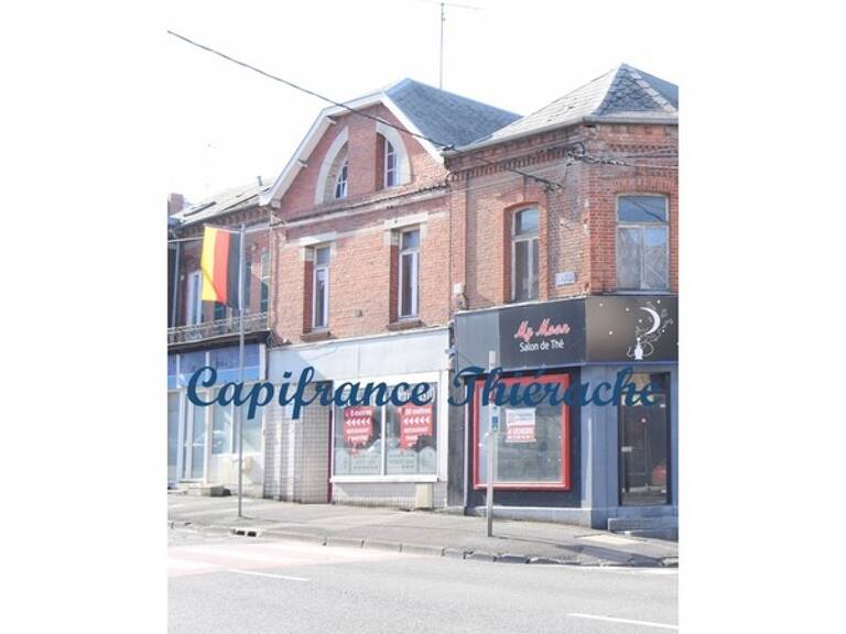 Dpt Aisne (02),sur Hirson, à vendre immeuble mixte d'une surface totale de 141.07m² sur une parcelle de 130m² — photo 1