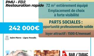 Commerce  72 m² à vendre à Saint-Pierre (97410)